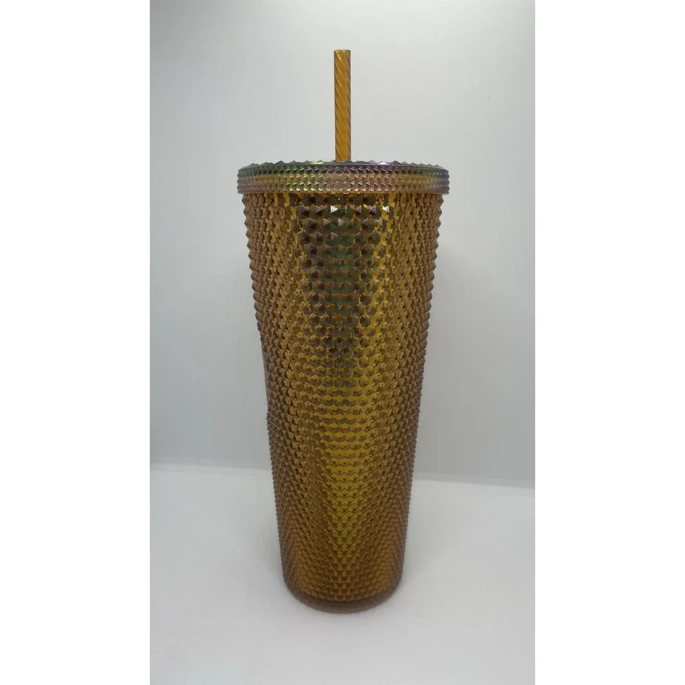 Starbucks Limited Edition 50 Years Gold Studded Cold Cup Tumbler‎ - 24oz